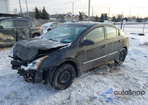 2011 Nissan Sentra 2.0S from USA, damaged, VIN 3N1AB6AP3BL666081